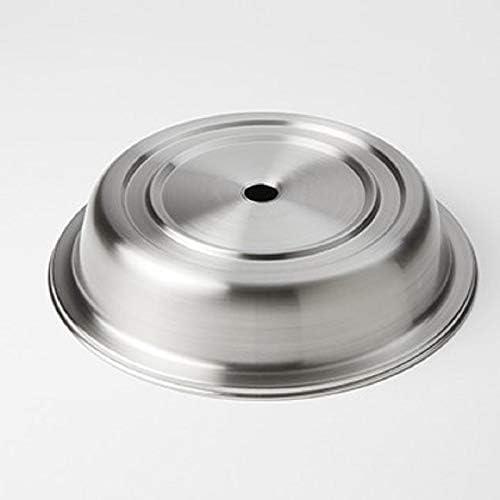 Silver Stainless Steel Round Plate Cover for 12-inch Dinnerware