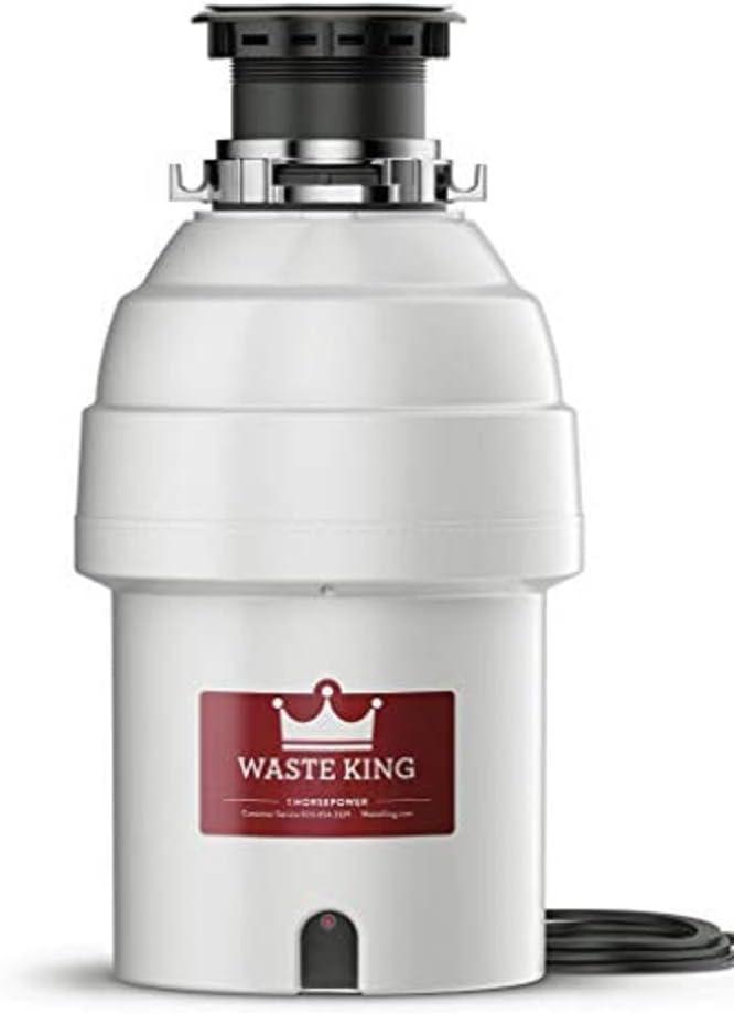 Waste King 1 HP Continuous Feed Garbage Disposal with Power Cord