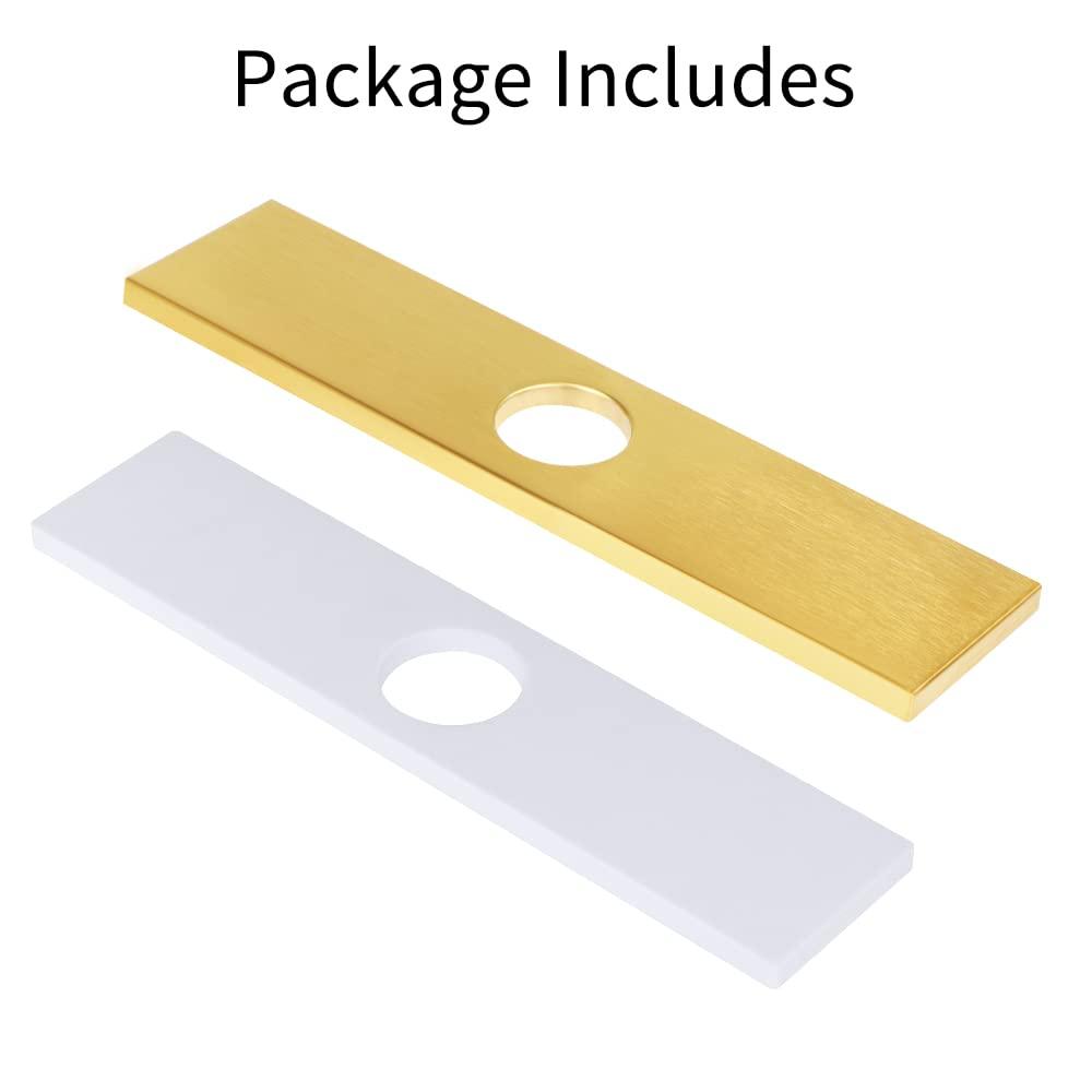 iVIGA VCC06G iVIGA 10" Sink Faucet Hole Cover Deck Plate