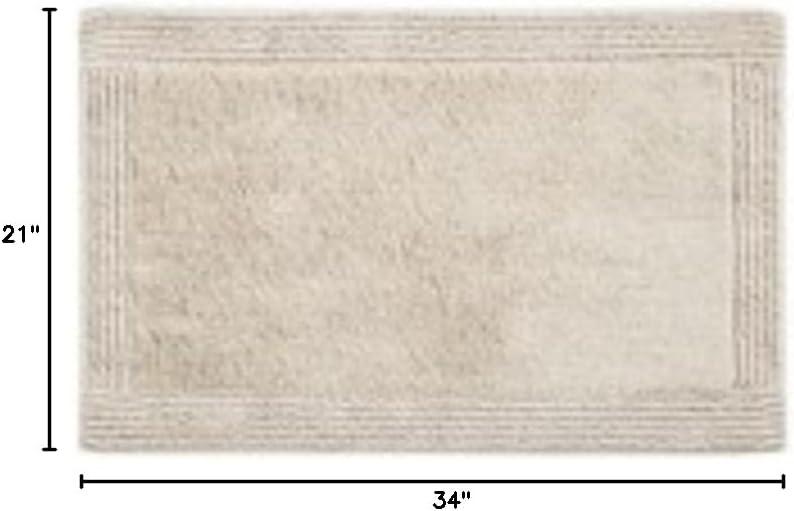 Splendor 100% Cotton Tufted 3000 GSM Reversible Bath Rug