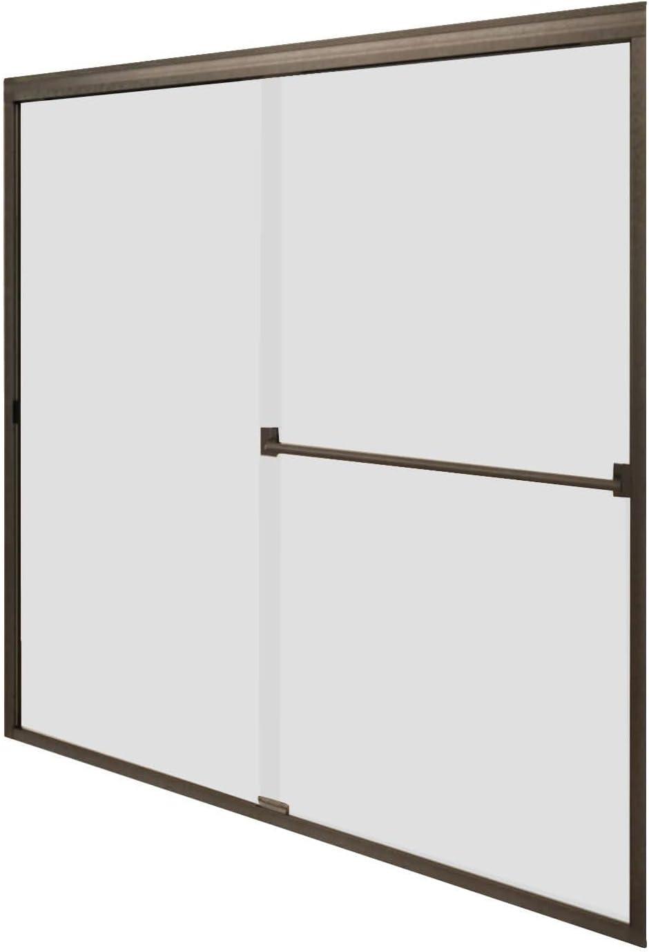 40" W x 44'' W x 65.5" H Semi-Frameless Shower Door