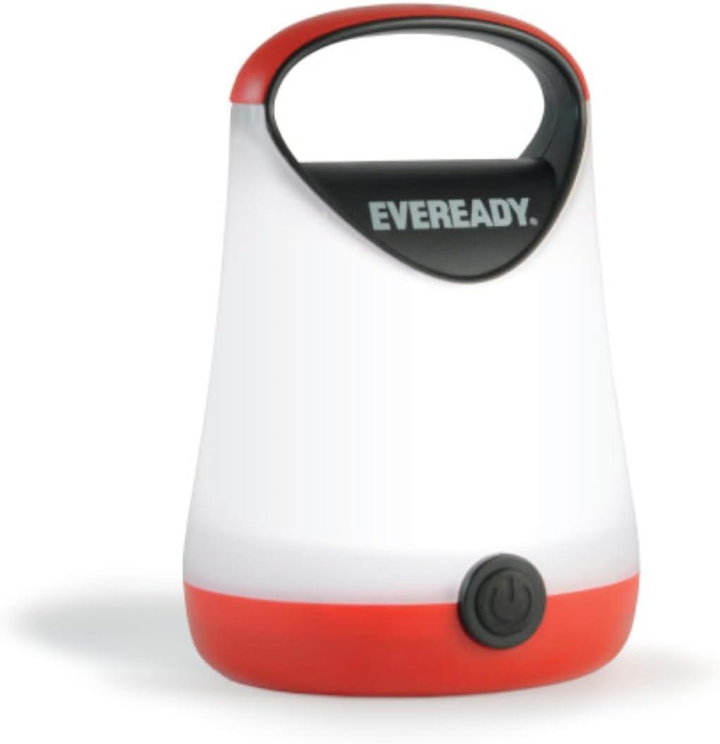 Eveready LED Compact Lantern Portable Camp Lights: Water-Resistant, 250 Lumens, 100-Hour Run Time, Battery-Powered