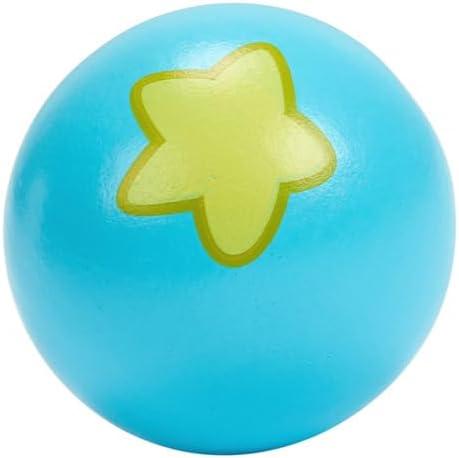 Bluey Wooden Bowling Skittles Set, Indoor & Outdoor Bowling Play, 6 Pins and 1 Bowling Ball, Ages 3+