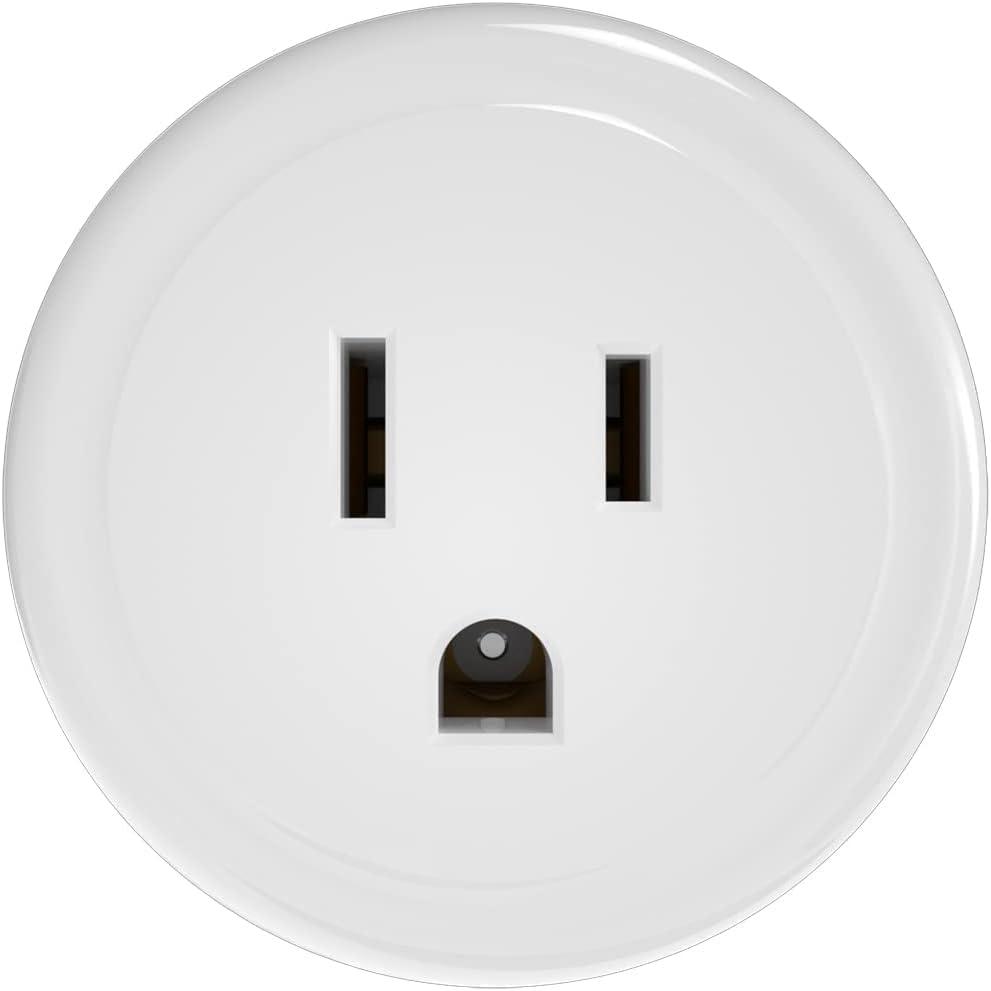 GHome Smart Mini Plug Compatible with Alexa and Google Home, WiFi Outlet Socket Remote Control with Timer Function, Only Supports 2.4GHz Network, No Hub Required, ETL FCC Listed (4 Pack), White