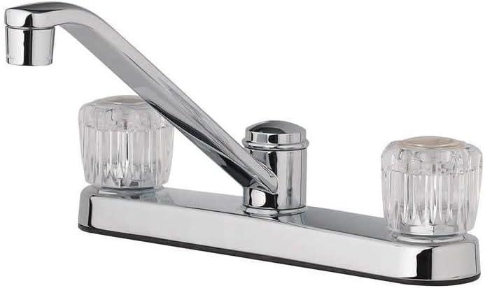 OakBrook Essentials Two Handle Chrome Kitchen Faucet