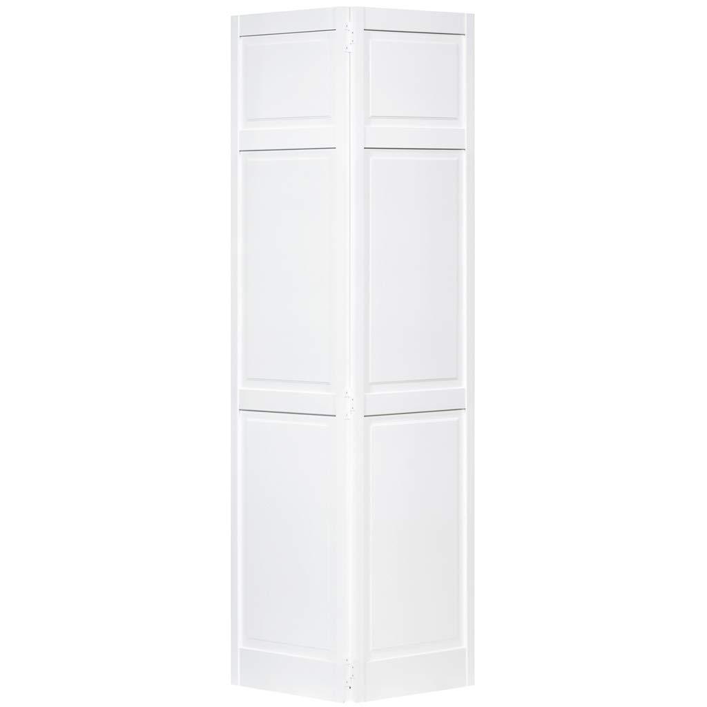Kimberly Bay Paneled Wood Primed Bi-Fold Door