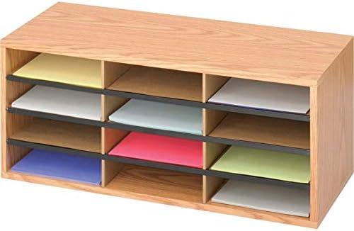 Small Wood/Corrugated Literature Organizer