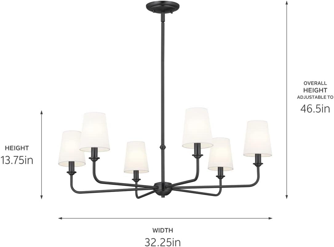 12 - Light Dimmable Classic / Traditional Chandelier