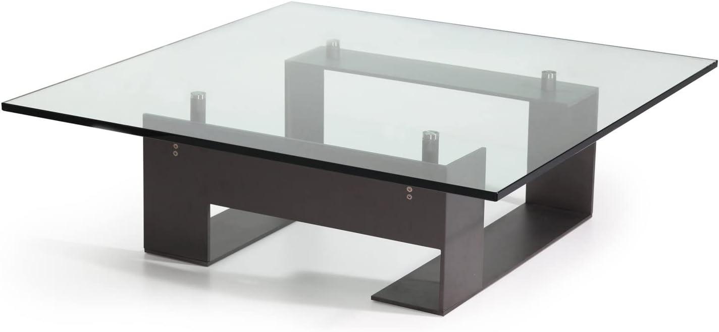 Elegant 20" Clear Tempered Glass Square Table Top