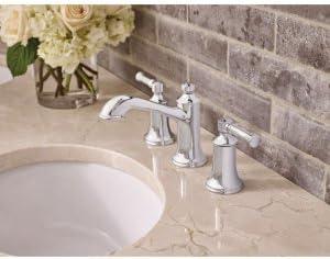 Moen Dartmoor Two-Handle Widespread Bathroom Faucet Trim Kit, Valve Required