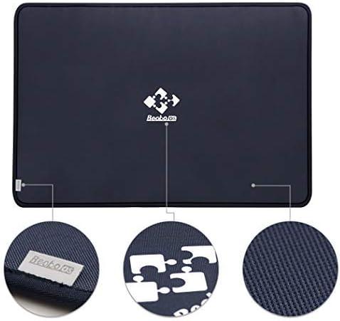 Becko US Jigsaw Puzzle Board Portable Puzzle Mat for Puzzles Storage Saver, Non-Slip Surface, Sturdy and Movable, Up to 1000 Pieces (Blue/Black)