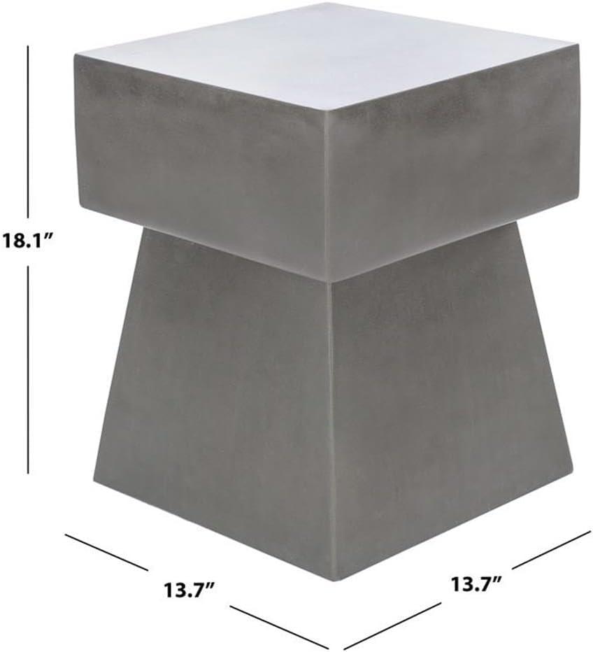 Zen Accent Stool - Indoor/Outdoor - VNN1000 - Gray - Safavieh