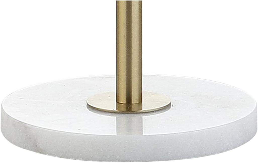 JONATHAN Y JYL3022A June 65" Adjustable Metal/Marble LED Floor Lamp, Modern, Contemporary, Elegant, Glam, Office, Living Room, Family Room, Dining Room, Bedroom, Hallway, Foyer, Brass
