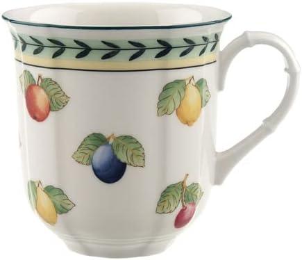 Villeroy & Boch 1022814870 French Garden Fleurence Mug, 10 oz, White/Multicolored New