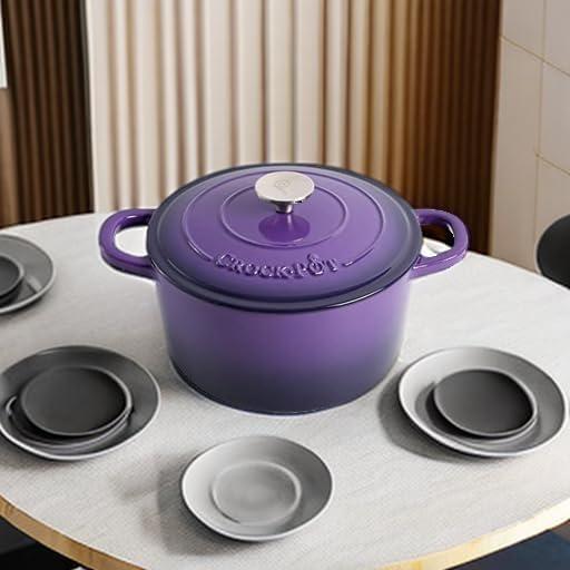 Crock-pot Crock-pot Non-Stick Cast Iron Round Dutch Oven