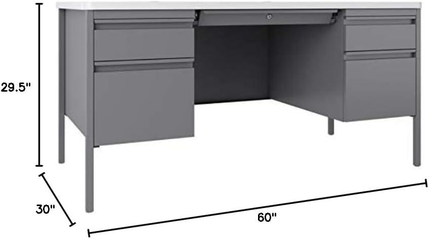 Fortress 60" Rectangular Teacher Desk