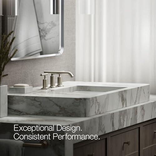 Purist® Widespread Bathroom Faucet with Drain Assembly