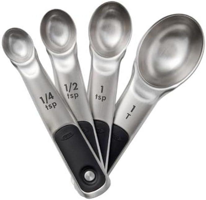 OXO Good Grips Stainless Steel Measuring Spoons with Magnetic Snaps