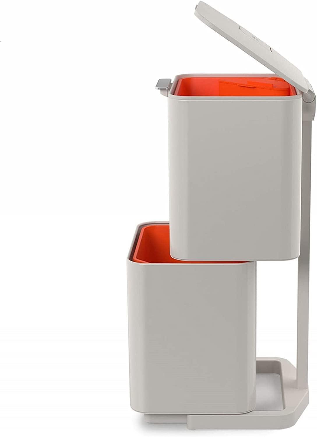 Joseph Joseph Totem Waste & Recycling Dual Kitchen Trash Can