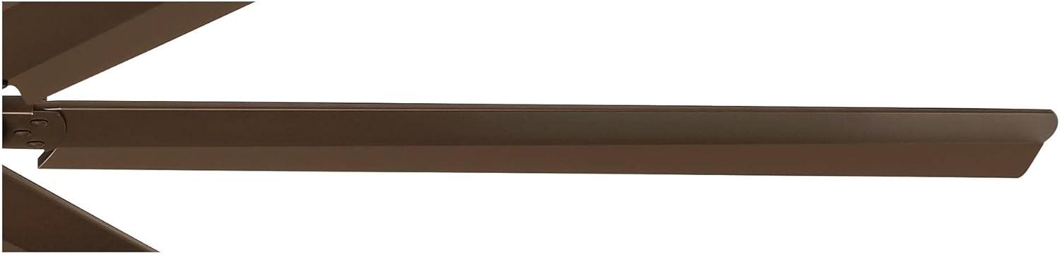 65" Casa Vieja Ultra Breeze Modern Indoor Outdoor Ceiling Fan with Dimmable LED Light Remote Control Oil Rubbed Bronze Wet Rated for Patio Exterior