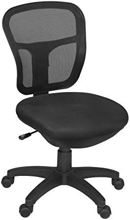 Armless Harrison Mesh Back Swivel Task Office Chair
