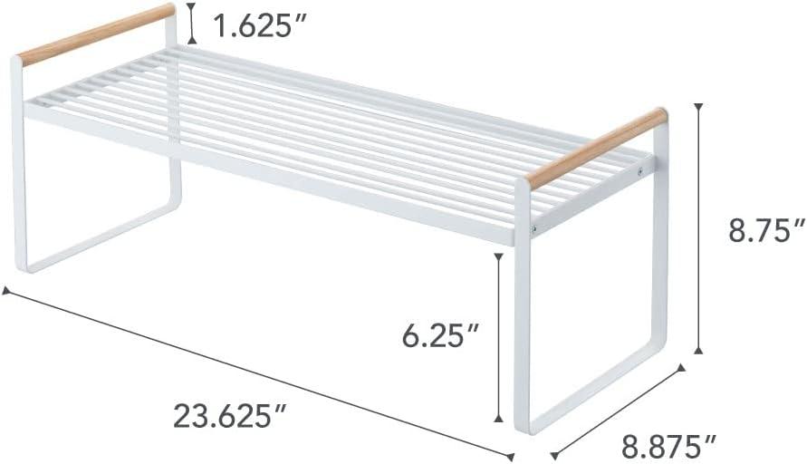 Yamazaki White Tosca Wired Organizer Rack