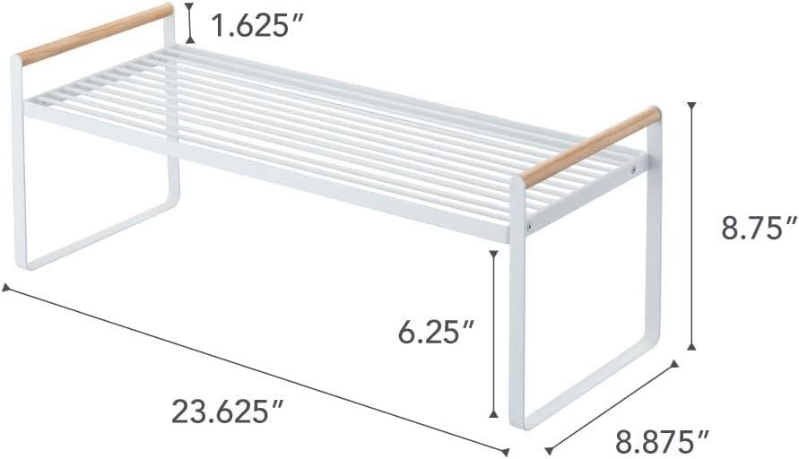 Yamazaki White Tosca Wired Organizer Rack