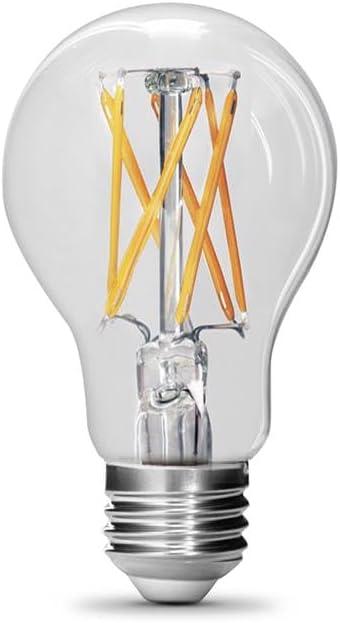 Feit Electric A19 E26 (Medium) Filament LED Bulb Daylight 100 Watt Equivalence 2 pk