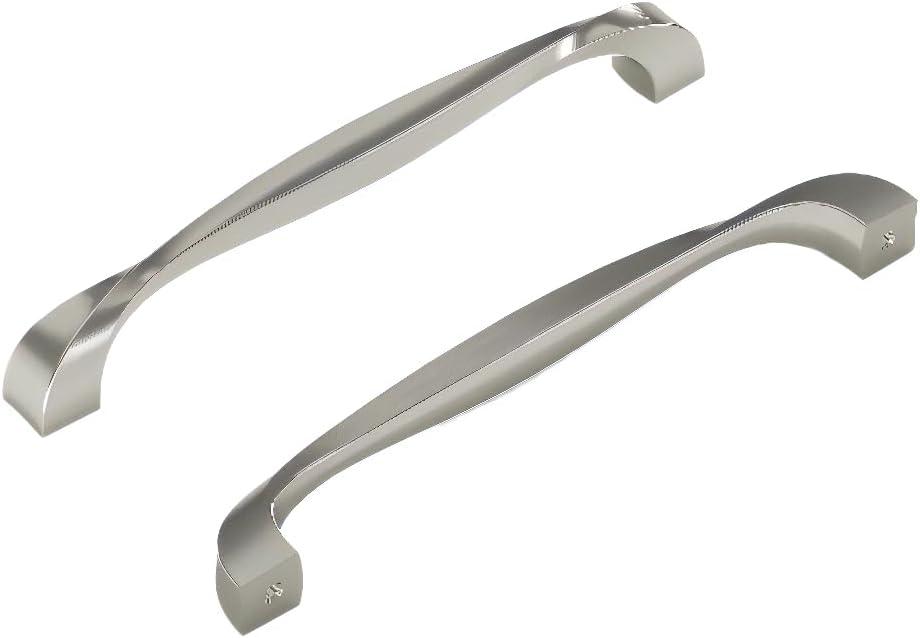 Twist Kitchen Cabinet Handles, Solid Core Drawer Pulls for Cabinet Doors