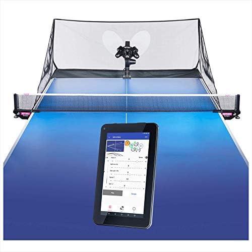 Butterfly Amicus Prime Table Tennis Robot - Wireless Bluetooth Controls - 20 Pre-programmed Professional Drills - 120 Balls Per Minute