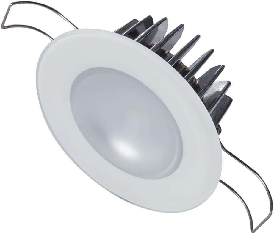 Lumitec Mirage Flush Mount Interior Down Light - Dimmable White, Red and Blue - Glass Fixture No Bezel - 2.5" Diameter