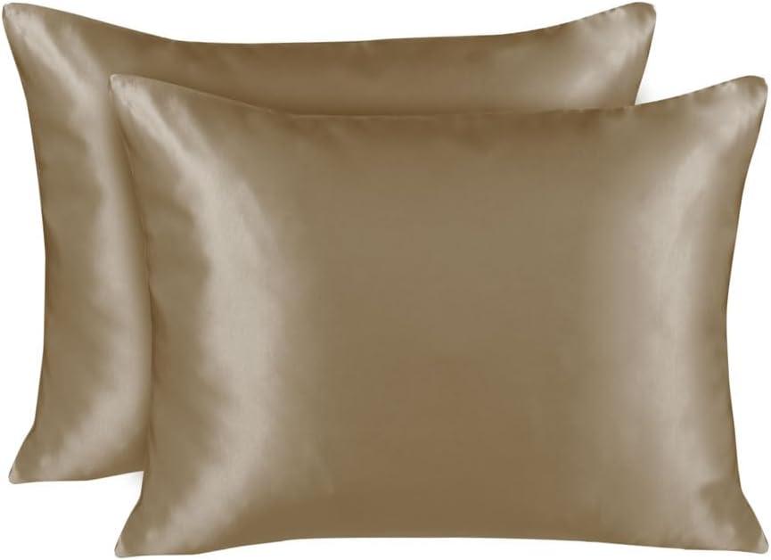 Shopbedding - Satin Pillowcase with Zipper for Hair and Skin