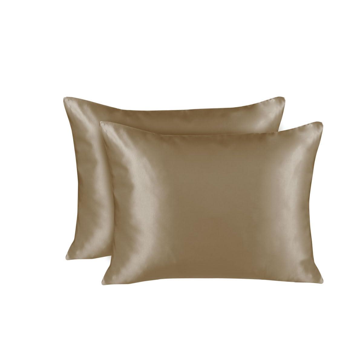 Shopbedding - Satin Pillowcase with Zipper for Hair and Skin