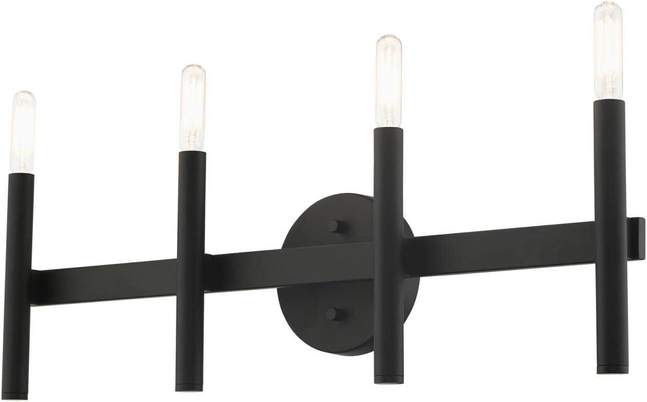 Livex Lighting Copenhagen 4 - Light Vanity in  Black