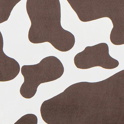 Inbox Zero Inbox Zero TS85 Brown COW Series Gaming Chair