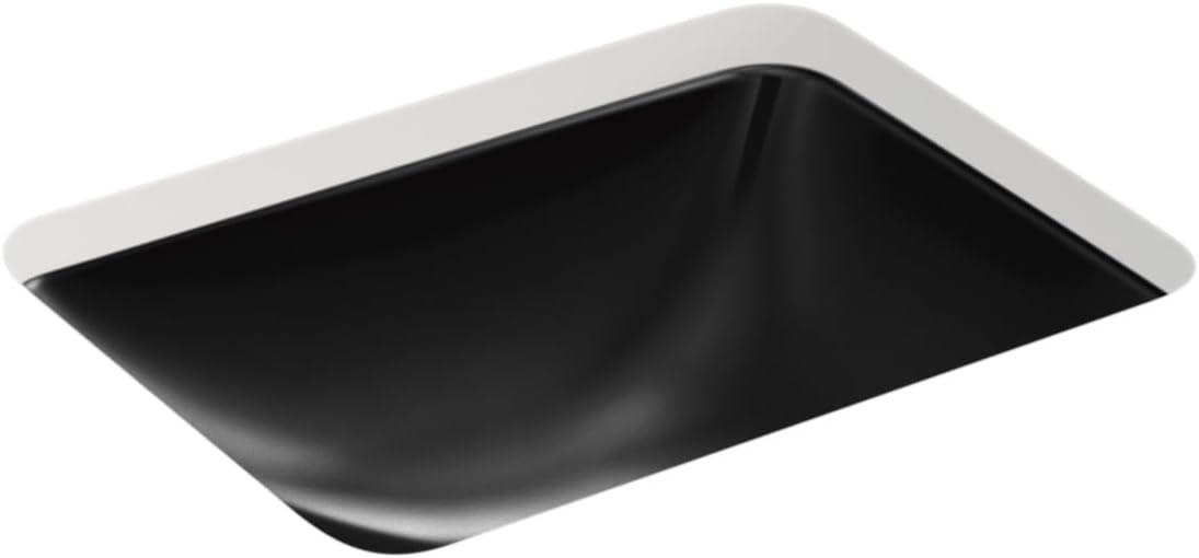 Caxton™ Kohler Rectangle 20-1/4" Undermount Bathroom Sink with Overflow