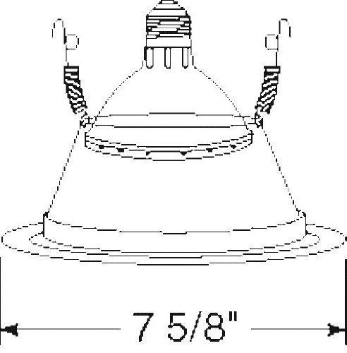 Juno 27 CWH 6'' Open Recessed Trim