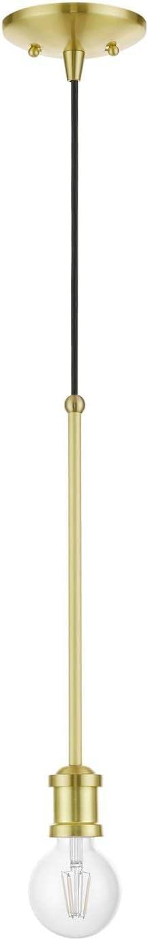 Livex Lighting Lansdale 1 - Light Pendant in  Satin Brass