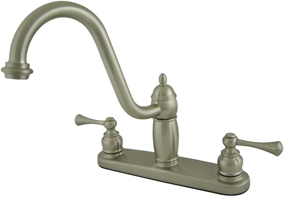 Kingston Brass Heritage Two-Handle 8" Centerset Kitchen Faucet