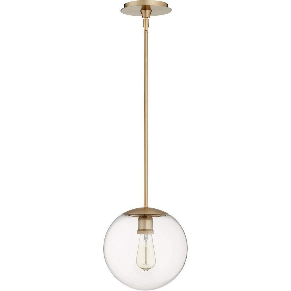 Quorum Lighting 1 - Light Pendant in  Aged Brass