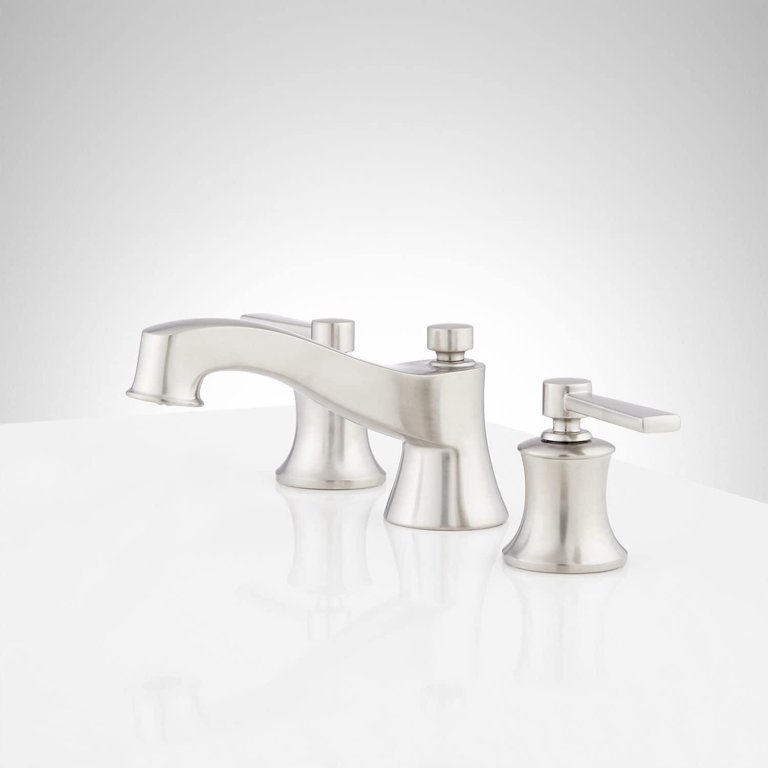 1.2 GPM Widespread Bathroom Faucet with Pop-Up Drain Assembly