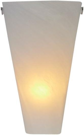 Frosted Marble Glass Conical Sconce