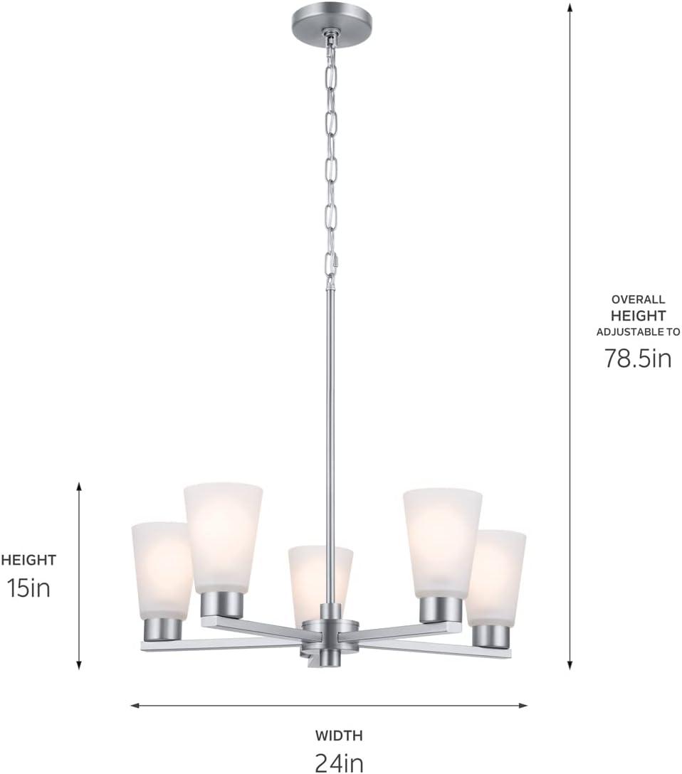 Kichler Lighting - Stamos - 5 Light Medium Chandelier In Soft Modern Style-15