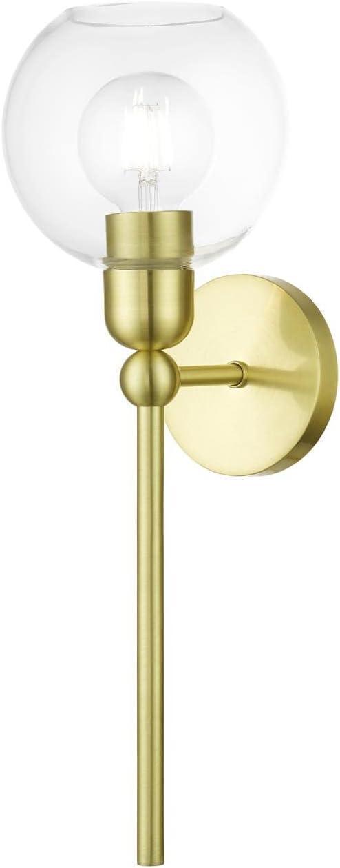 Livex Lighting Downtown 1 - Light Sconce in  Satin Brass