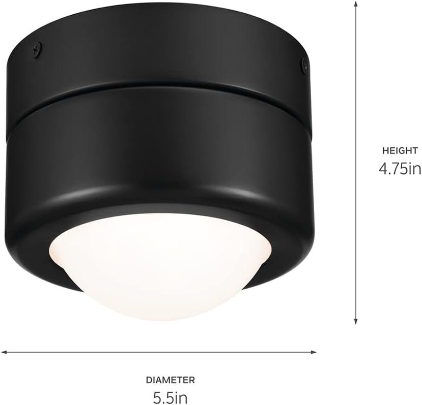 Kichler Lighting Tibbi 1 - Light Flush Mount in  Black