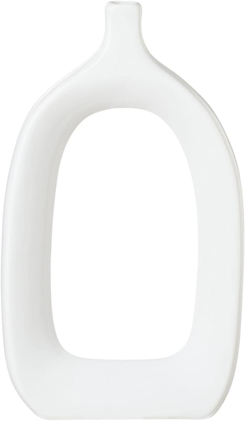 torre & tagus open vase tall - white