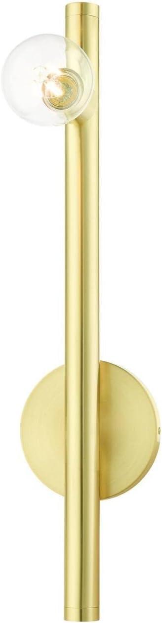 Livex Lighting Bannister 1 - Light Wall Light in  Satin Brass