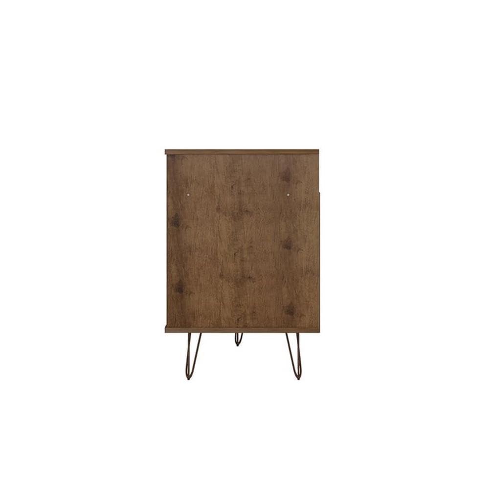 Rockefeller TV Stand for TVs up to 60'': Media Console with Storage - Manhattan Comfort