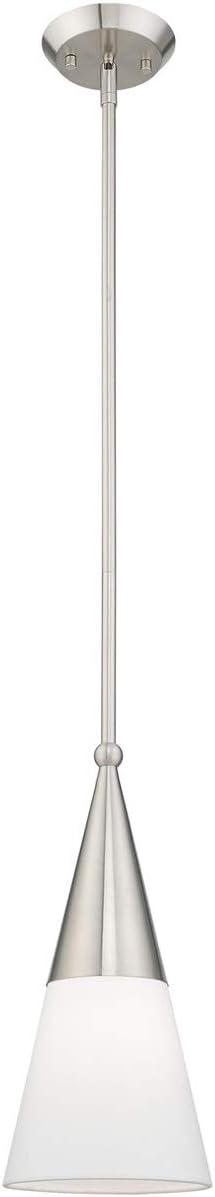 Livex Lighting Stockholm 1 - Light Pendant in  Brushed Nickel
