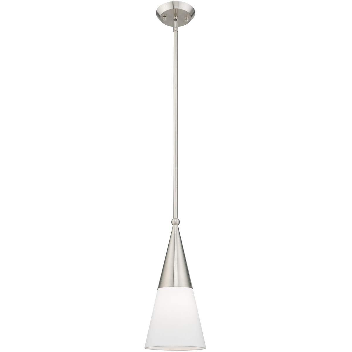 Livex Lighting Stockholm 1 - Light Pendant in  Brushed Nickel